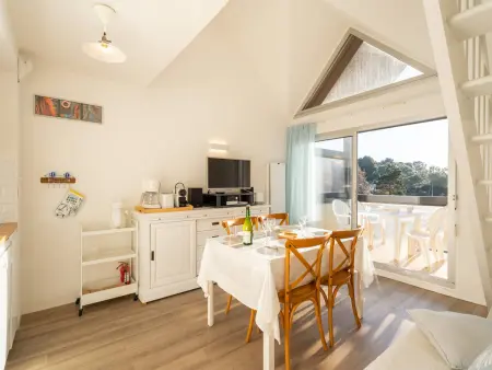 Location appartement à Carnac, Carnac : Duplex 3 pièces avec accès piscine chauffée, 4 pers.