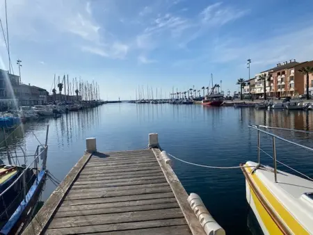 Duplex T2 à Mèze, terrasse vue toits près du port : photo 13