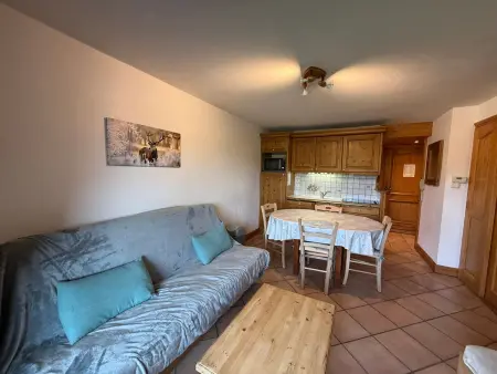 Location appartement à Les Saisies, Appartement cosy 3 pièces, 6 pers, accès piscine