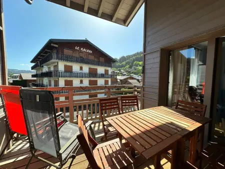 Appartement 52m² centre Les Gets, terrasse et garage : photo 11