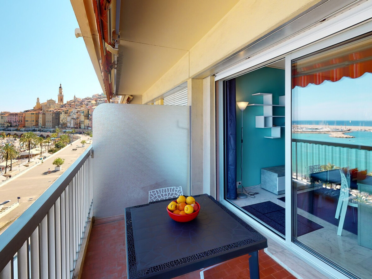 Appartement 2P Menton, terrasse face mer et parking - Photo 11