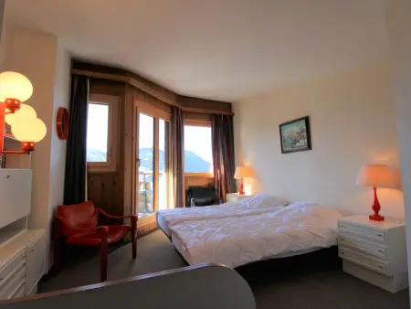 Triplex 8 pers Avoriaz, balcon sud, vue vallée : photo 6