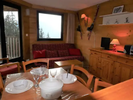 Appartement 2 pièces rénové Avoriaz, balcon vue domaine skiable : photo 2