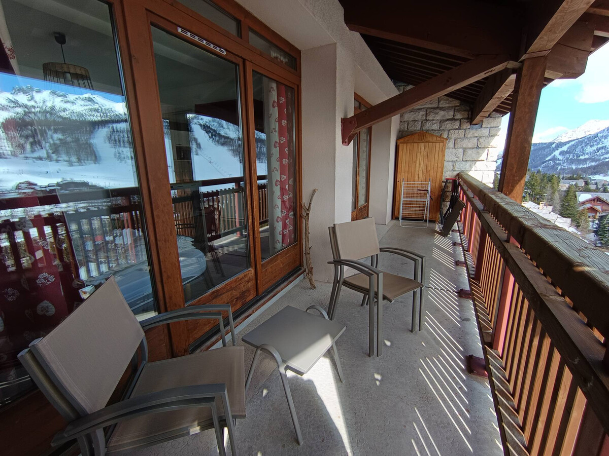 Appartement 4 pers, balcon plein sud, vue pistes à Montgenèvre - Photo 8