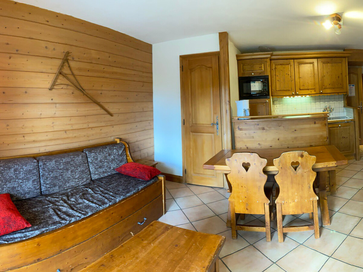 T3 Les Saisies, 6 pers, balcon vue pistes - Photo 5