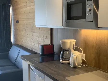 Studio 4 pers à L'Alpe d'Huez, terrasse sud et skis à 280m : photo 6