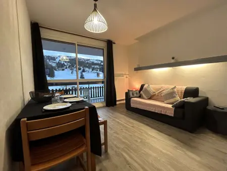 Location appartement à Le Dévoluy, Studio confort pour 4 avec terrasse, parking, wifi et animaux admis