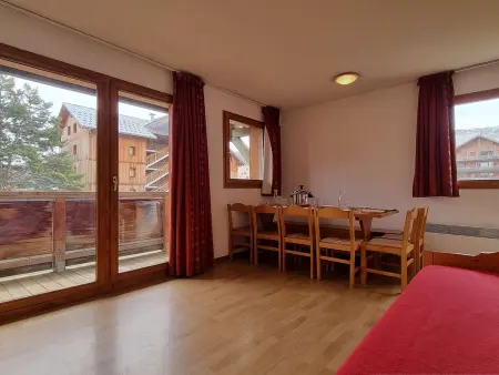 Location appartement à Le Dévoluy, Appart 10 pers, 200m télésiège, balcon, ski, 3 ch