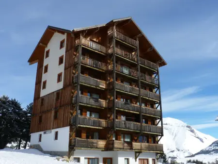 Appart 10 pers, 200m télésiège Le Jas, 3 ch, balcon : photo 14