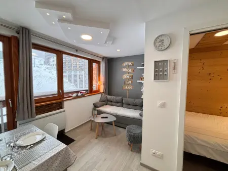 2 pièces 4 pers. Avoriaz, balcon, près des pistes : photo 4