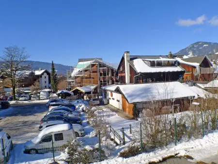 T4 Samoëns 6 pers. : balcon vue montagne et garage : photo 11