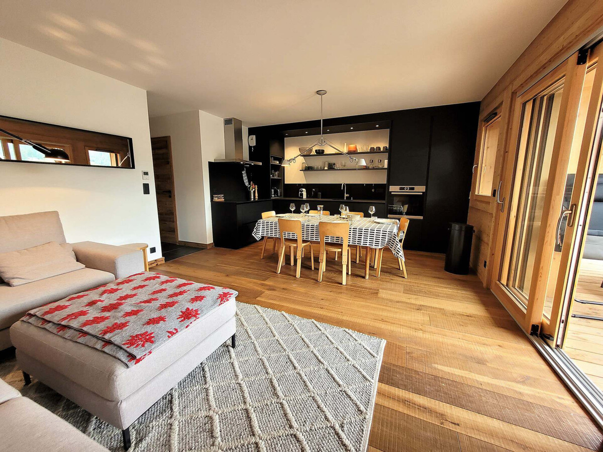 Appartement 6 pers. jacuzzi privé et vue domaine aux Gets - Photo 1