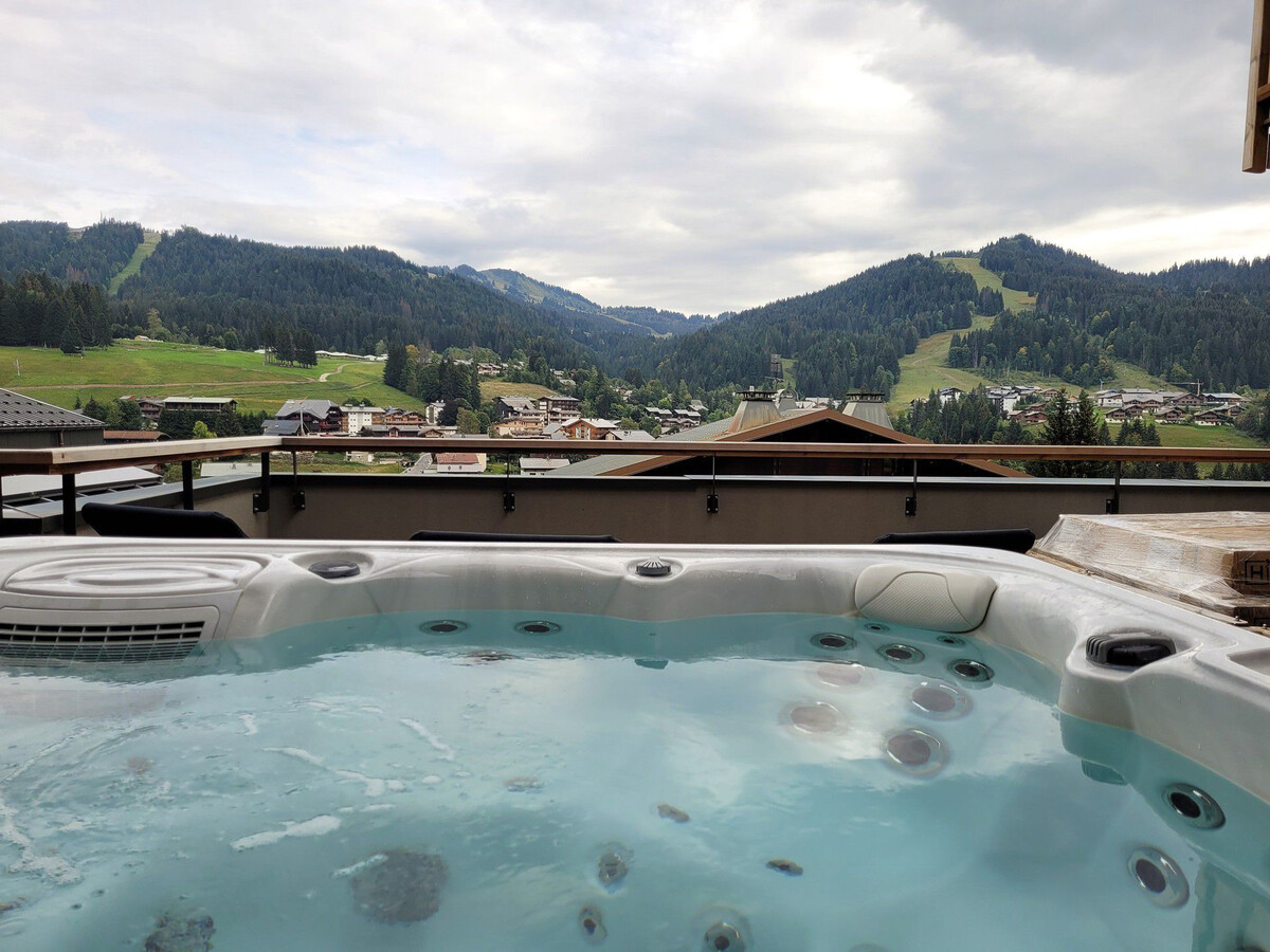 Appartement 6 pers. jacuzzi privé et vue domaine aux Gets - Photo 6