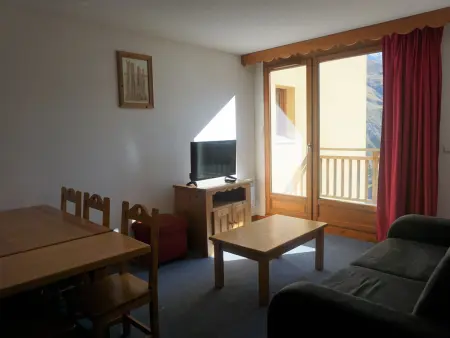 Appartement 2P cabine 6 pers à Orcières Merlette, pieds de piste : photo 4
