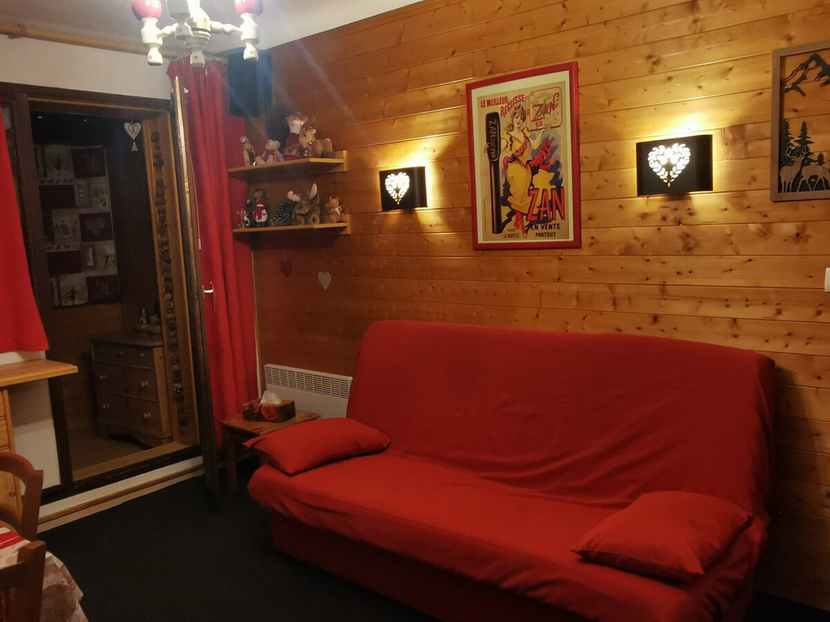 Studio cabine 24m² à 50m du télésiège, vue ouest - Photo 1