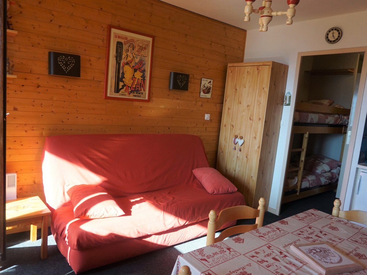 Studio cabine 24m² à 50m du télésiège, vue ouest - Photo 3