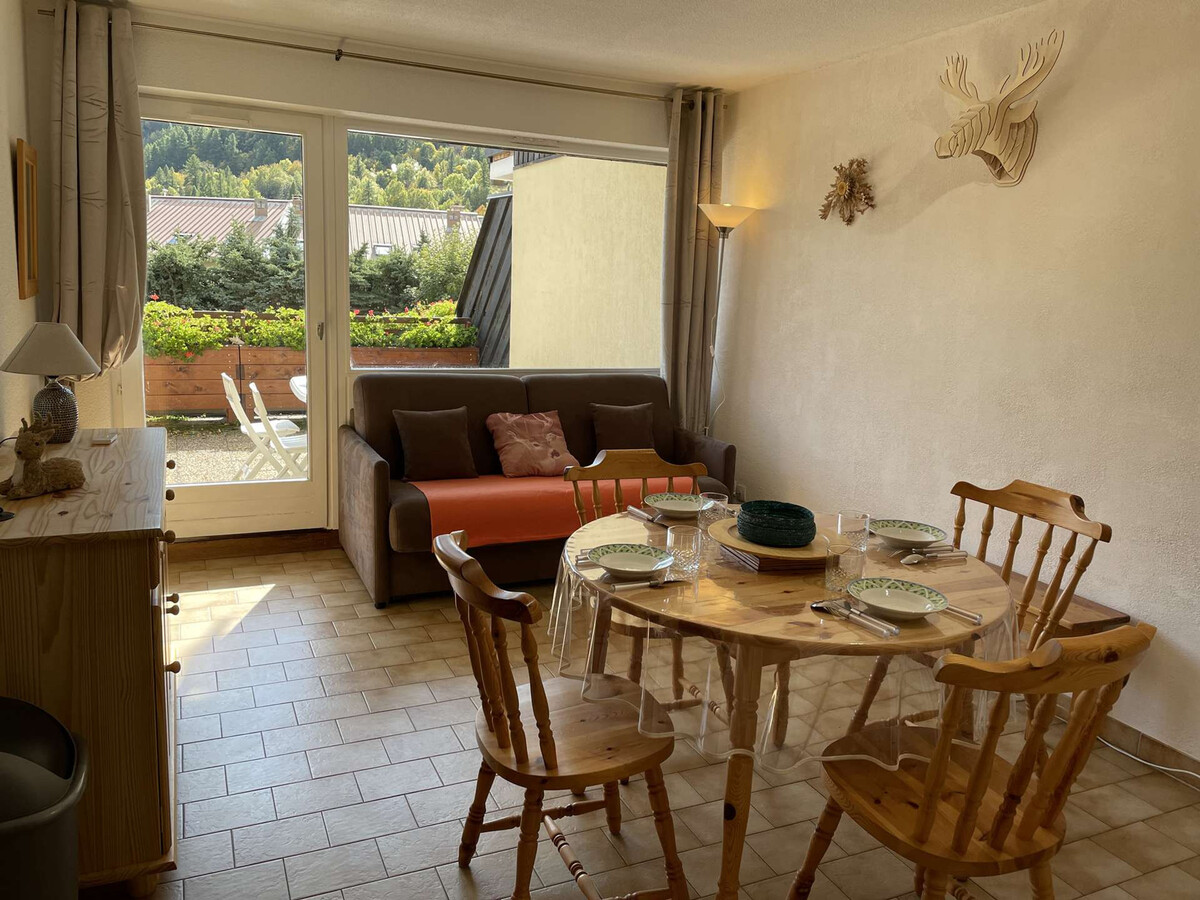 Studio 4 pers. Serre-Chevalier, terrasse et lits superposés - Photo 2