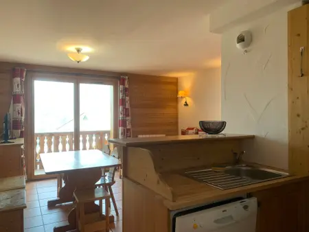 Location appartement à Pra Loup, Charmant 2P avec balcon et parking, Pra Loup
