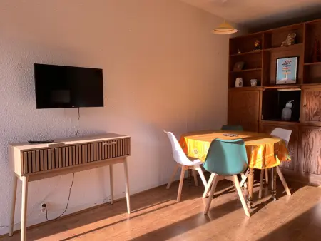 Studio 30 m² pour 5 pers. à Pra-Loup, balcon vue pistes : photo 9