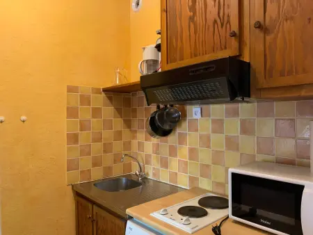 Studio 30 m² pour 5 pers. à Pra-Loup, balcon vue pistes : photo 11