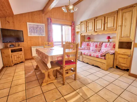 Location appartement à Notre Dame de Bellecombe, Appartement spacieux skis aux pieds avec parking et WIFI