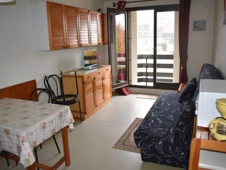 Studio cabine 4 personnes, balcon sud à Bolquère-Pyrénées 2000 : photo 2