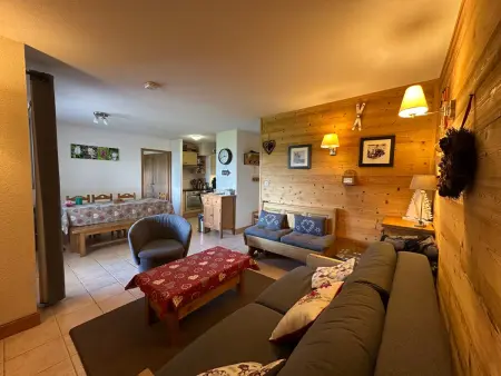 Appartement 3 chambres 8 personnes à Morillon avec balcon montagne : photo 2