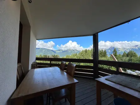 Appartement 3 chambres 8 personnes à Morillon avec balcon montagne : photo 12
