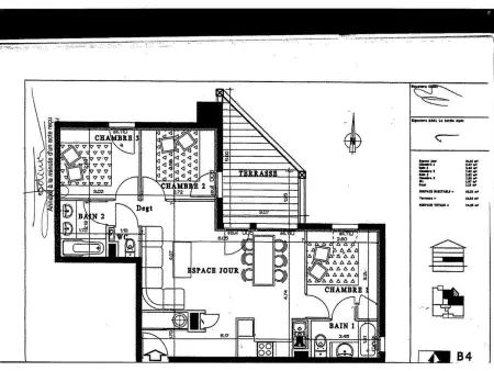 Appartement 3 chambres 8 personnes à Morillon avec balcon montagne : photo 15