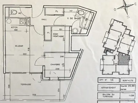 Appartement 6 pers. avec balcon et cuisine équipée à Morillon : photo 11