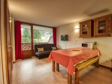 Appartement 6 pers, 2 chambres à Morillon avec balcon : photo 2