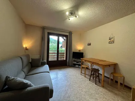 Location appartement à Morillon Village, Studio cabine 4 pers proche télécabine avec Wi-Fi