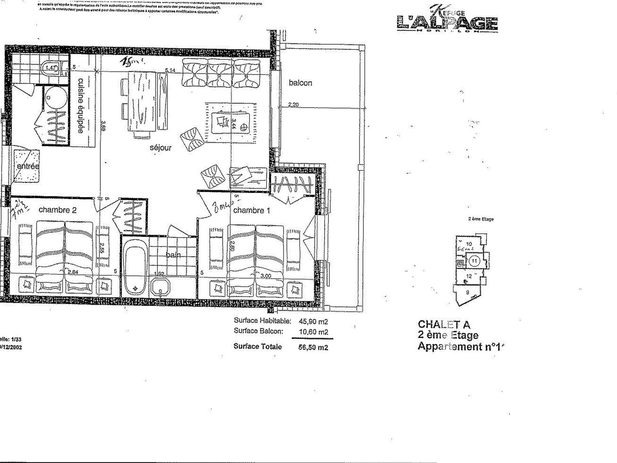 Appartement 7 pers à Morillon, balcon sud-est, 2e étage - Photo 10