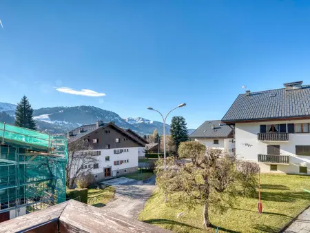 Appartement 3 chambres Megève, balcon sud & garage : photo 8