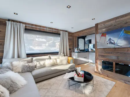 Location appartement à Megève, Appartement Rénové, 3 Chambres, Balcon ensoleillé, Proche Centre et Remontées Mécaniques à Megève
