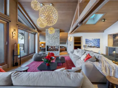Penthouse 228 m² à Megève, Jacuzzi & Sauna Privés : photo 2