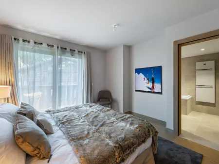 Penthouse 228 m² à Megève, Jacuzzi & Sauna Privés : photo 8