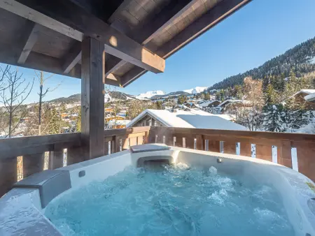 Penthouse 228 m² à Megève, Jacuzzi & Sauna Privés : photo 11