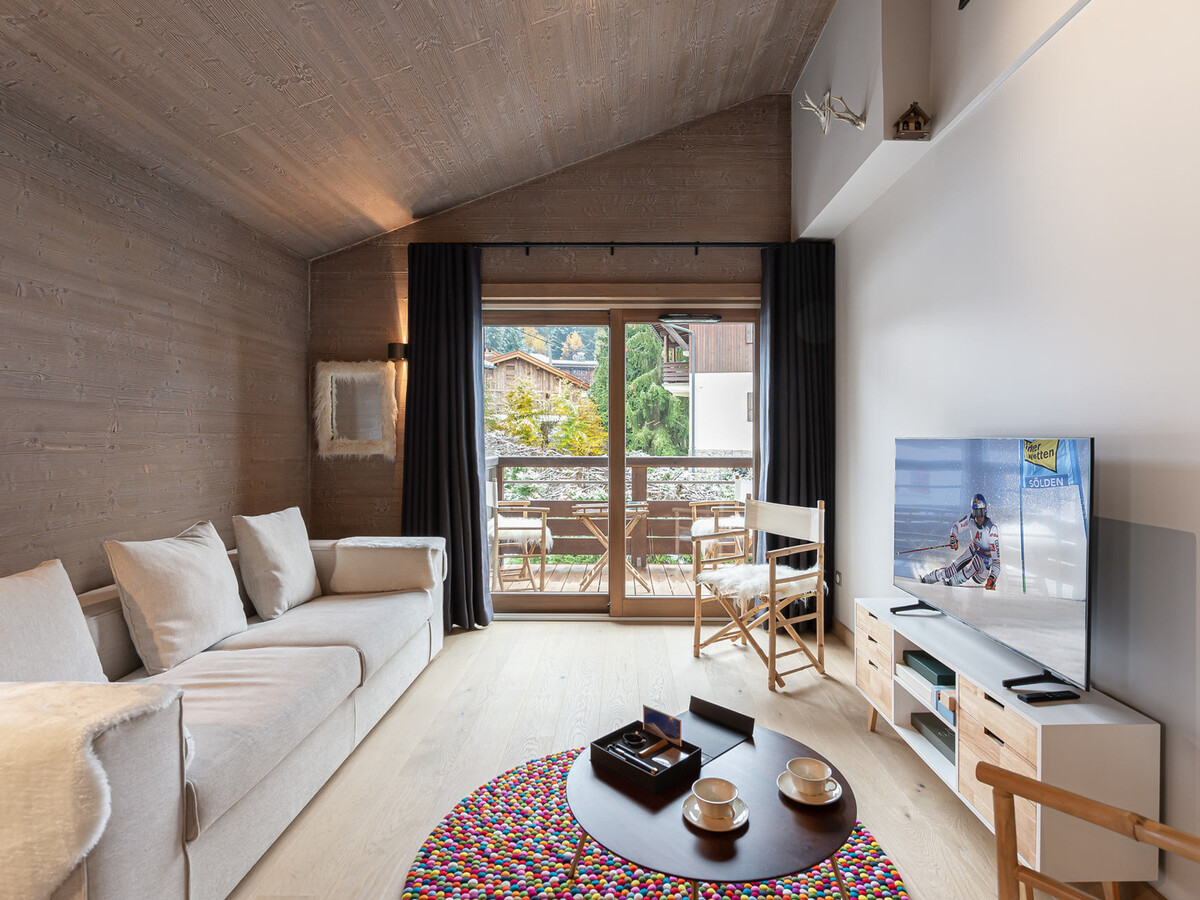 Appartement 66m² Rochebrune, Megève - 2 chambres, piscine - Photo 1
