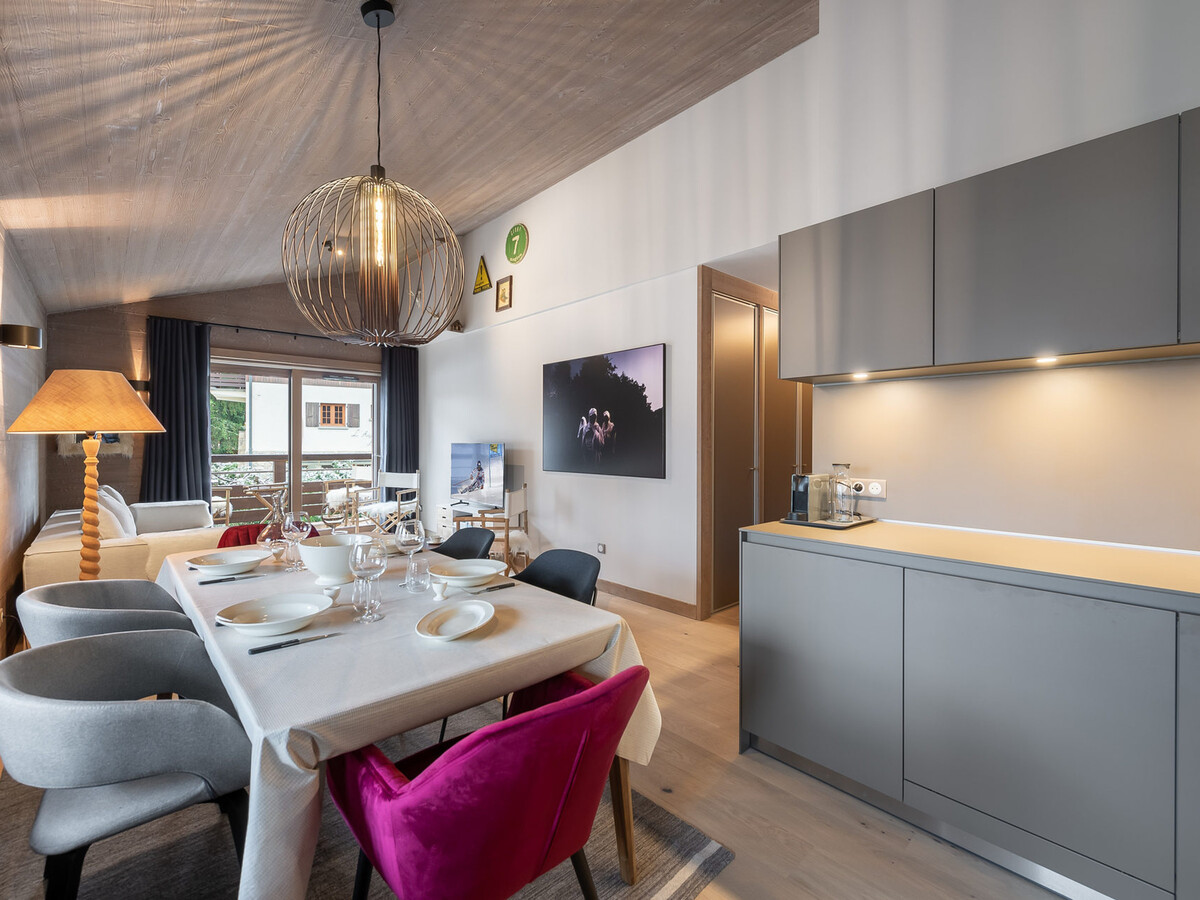 Appartement 66m² Rochebrune, Megève - 2 chambres, piscine - Photo 4