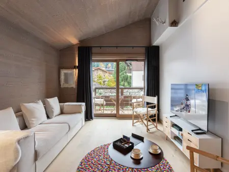 Location appartement à Megève, Charmant Appartement à Rochebrune, Megève - Résidence avec Piscine, Sauna, Hammam et Salle de Sport