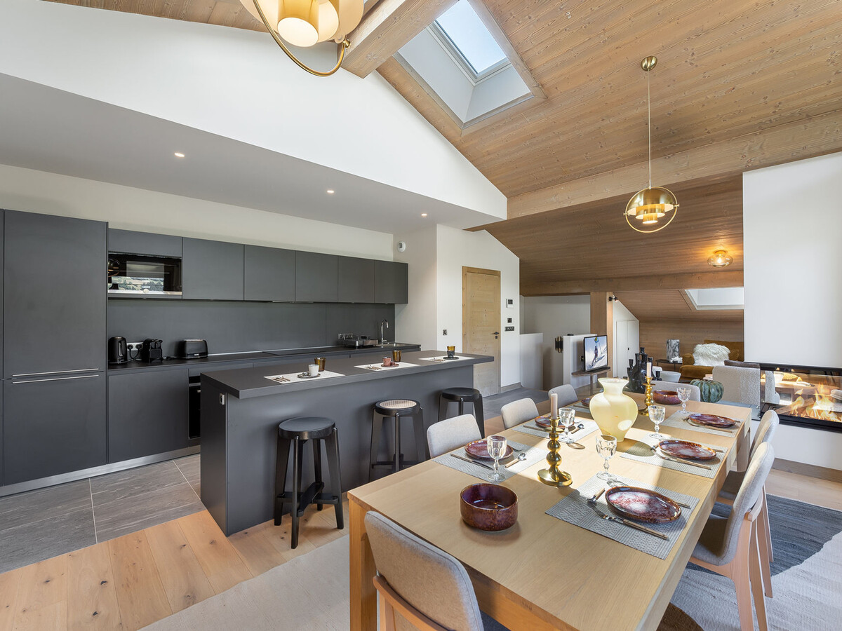 Duplex Megève Rochebrune, 6 pers., spa & piscine - Photo 5