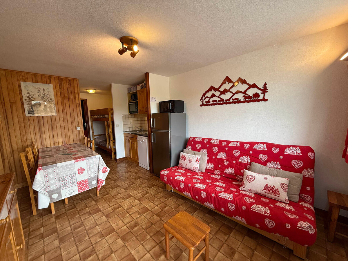Studio cabine 27m² aux Saisies, balcon plein sud, 5 pers - Photo 1