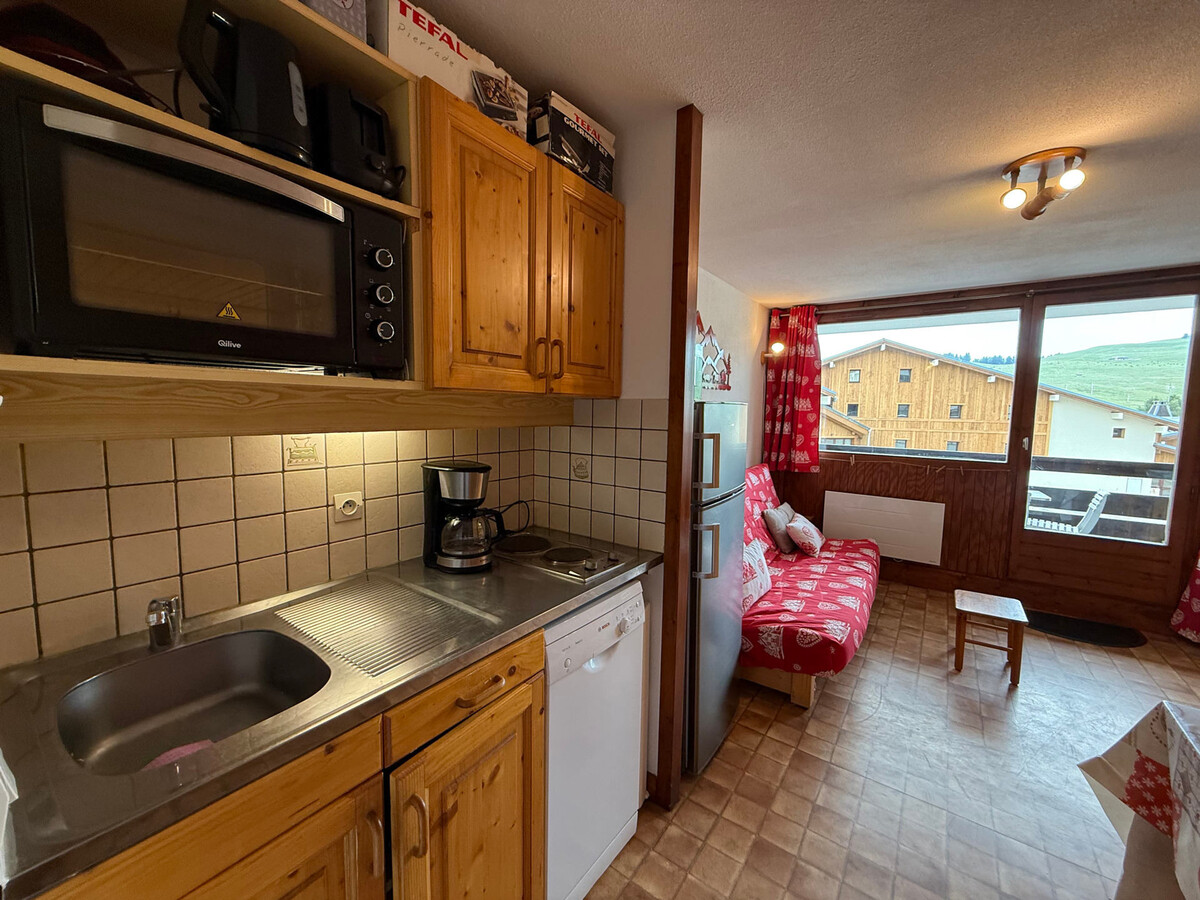 Studio cabine 27m² aux Saisies, balcon plein sud, 5 pers - Photo 6