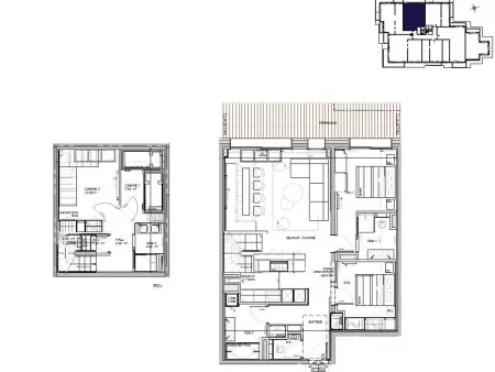 Appartement 4 chambres avec SPA et terrasse à Méribel : photo 17