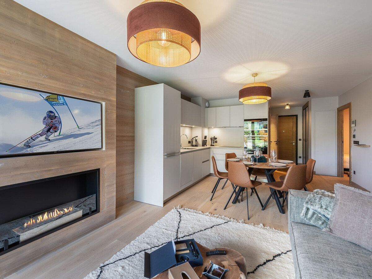 Appartement 66m² Megève avec piscine, sauna et salle de sport - Photo 6