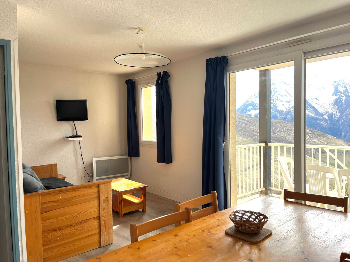T3 8 pers avec balcon à 400m des pistes, Peyragudes - Photo 1