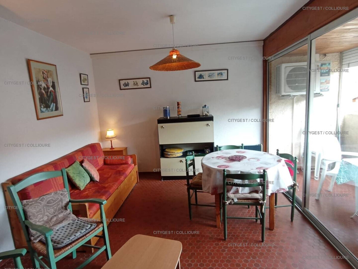 F2 climatisé Collioure, 300m plage, loggia, parking - Photo 5