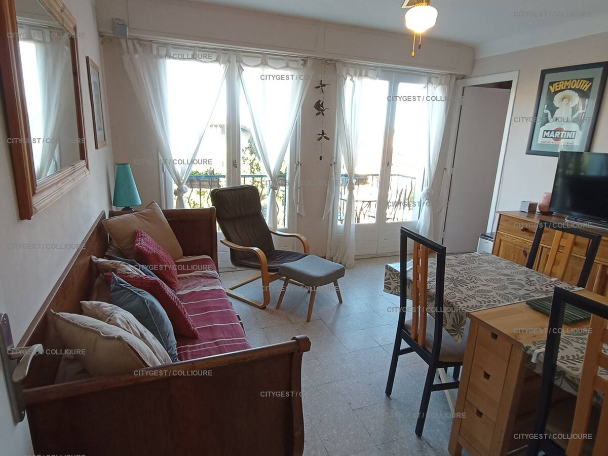 Appartement F2 cabine Collioure, 300m plage, parking - Photo 1