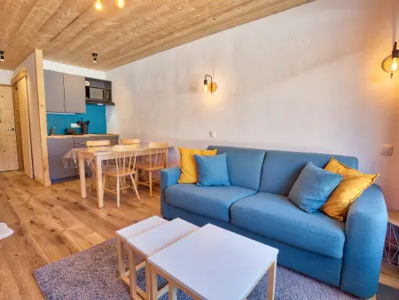 Location appartement à Notre Dame de Bellecombe, Studio rénové proche des pistes avec couchages pour 4